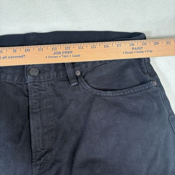 Polo Ralph Lauren Mens Dark Black Hampton Straight Leg Denim Jeans 35x30 - Picture 8 of 10